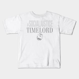 #SocialJustice Timelord - Hashtag for the Resistance Kids T-Shirt